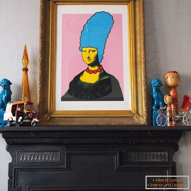 Immagine: Mona Lisa e Marge Simpson, due in uno.