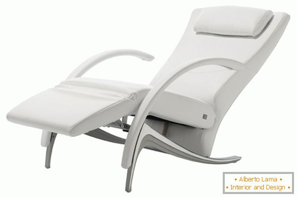 RB 3100 chaise longue in bianco