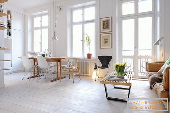 Spazioso appartamento in colore bianco