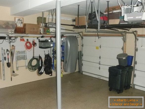 Sezioni di stoccaggio del garage
