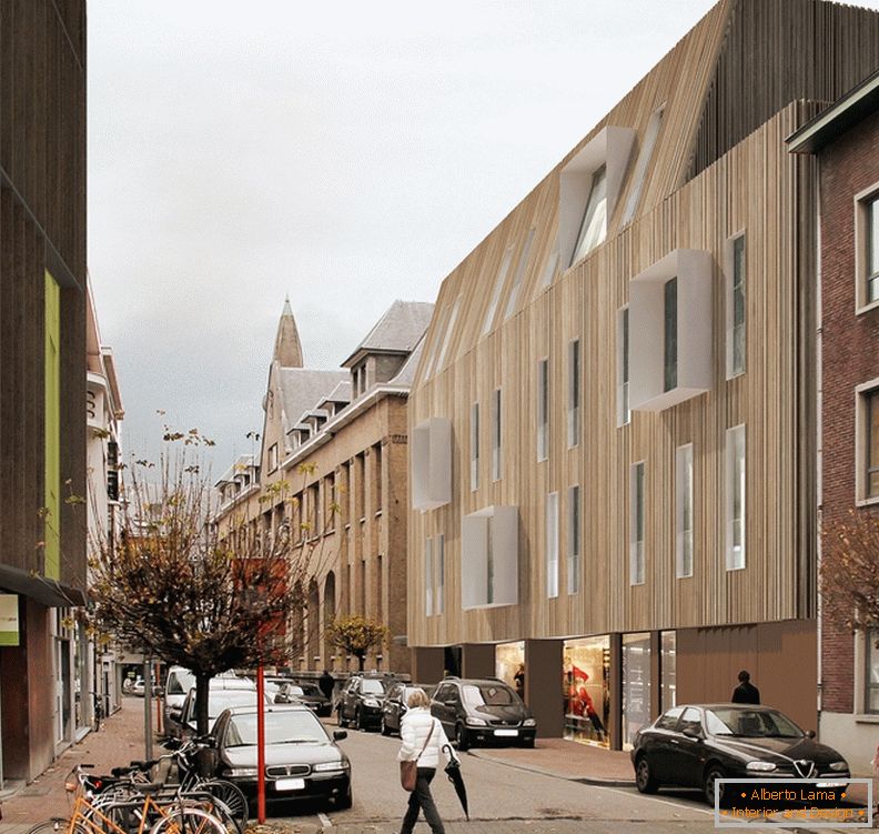 A2o Architecten, ristrutturazione della facciata dell'edificio pubblico in Belgio