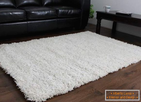 tappeto bianco soffice, foto 5