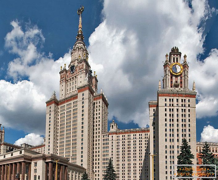L'impero di Stalin divenne una direzione architettonica separata.