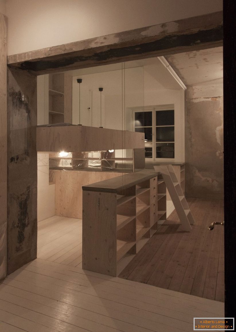 Interior design di un appartamento in stile scandinavo