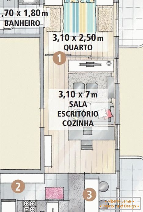 Appartamento in stile mini-loft
