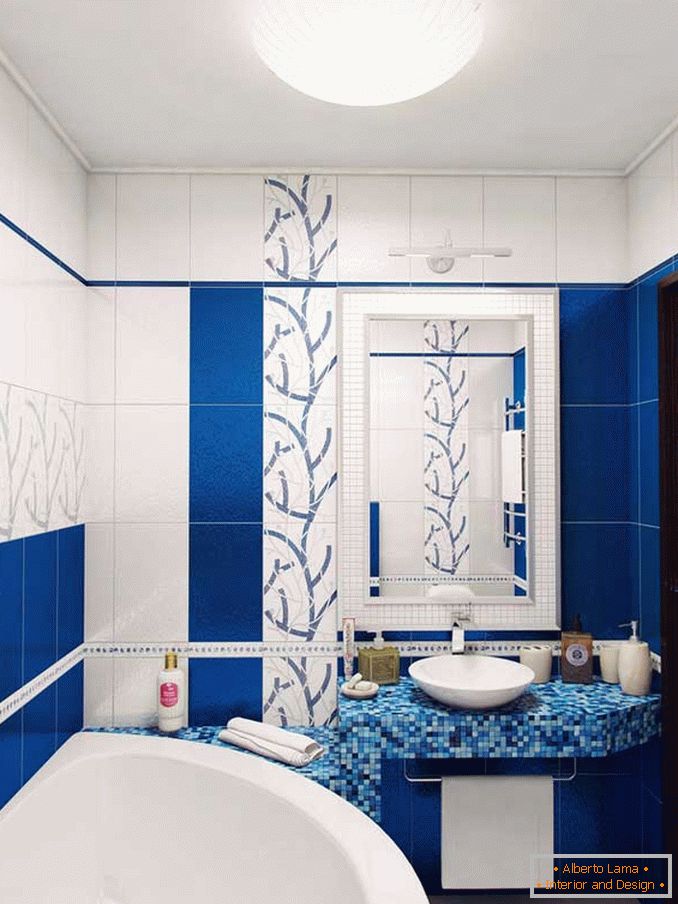 Progettazione di un bagno con wc nell'appartamento 1 camera Khrushchevka
