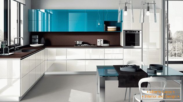 design della cucina in una casa moderna
