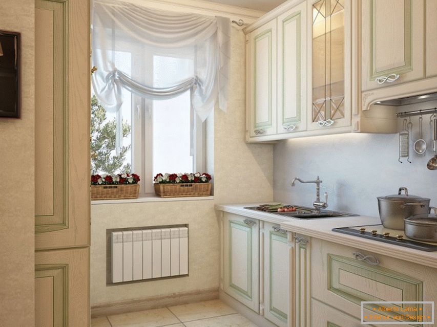 Design cucina-soggiorno