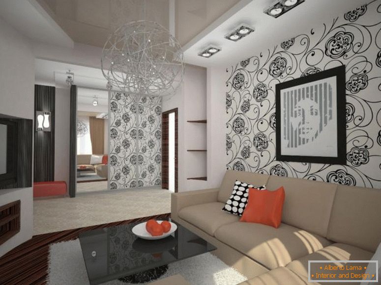 Progettazione di un appartamento nel Kruscev
