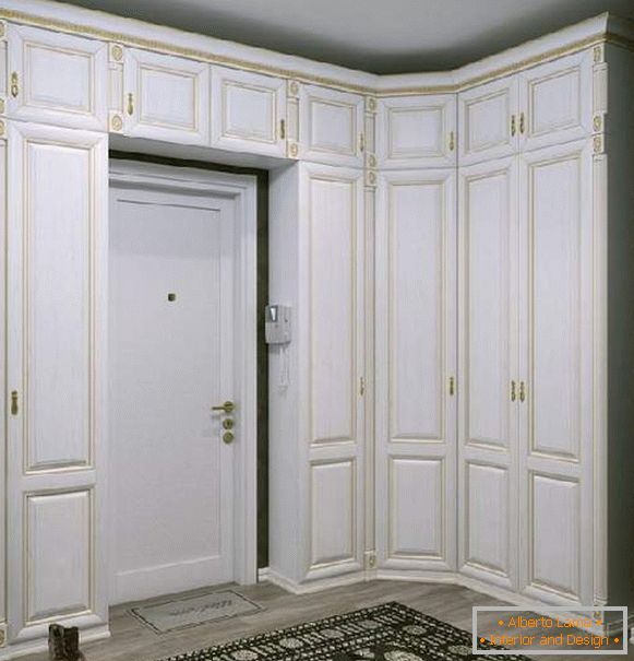 design del corridoio in stile classico, foto 36