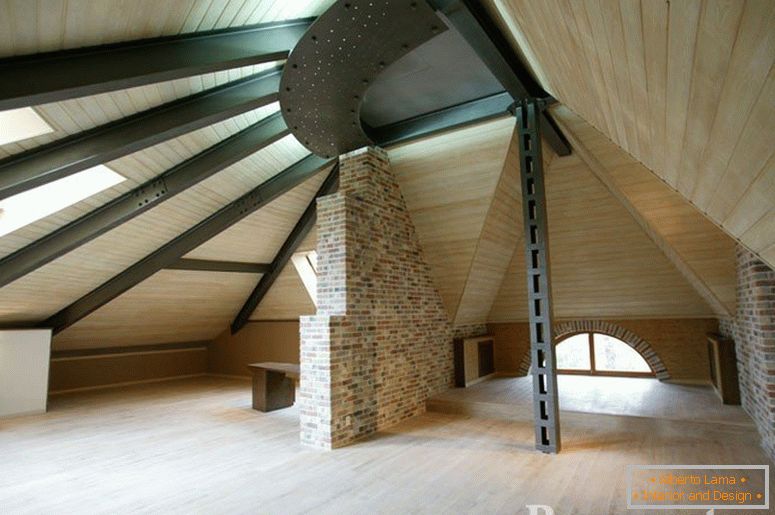 Design insolito dell'attico