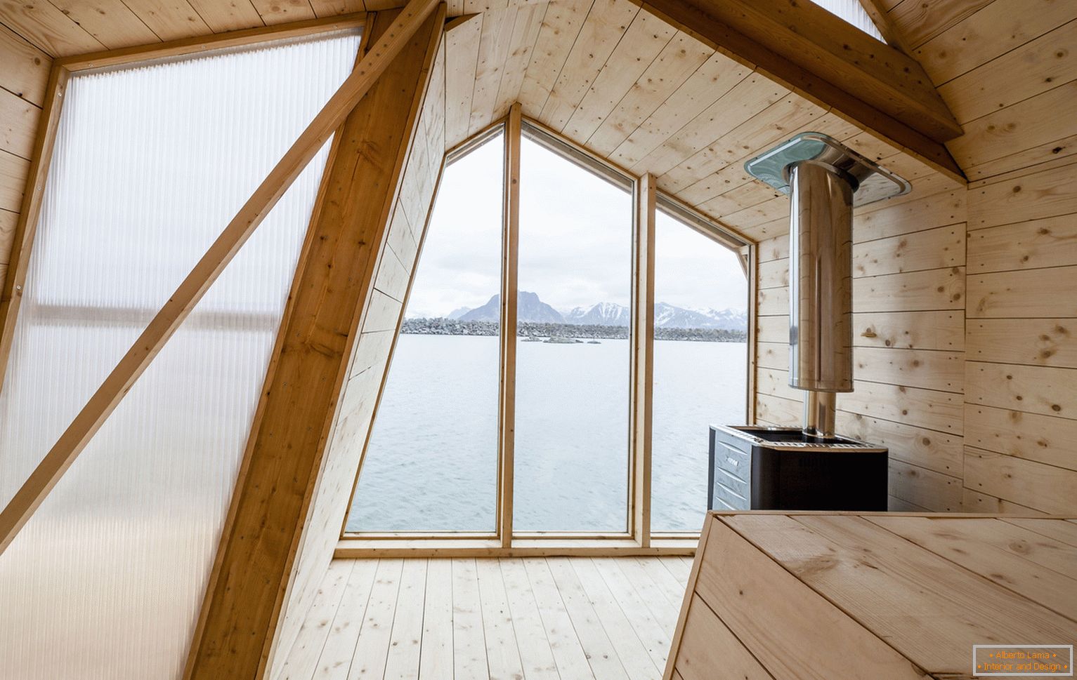 Progetto di un capanno da pesca in Norvegia