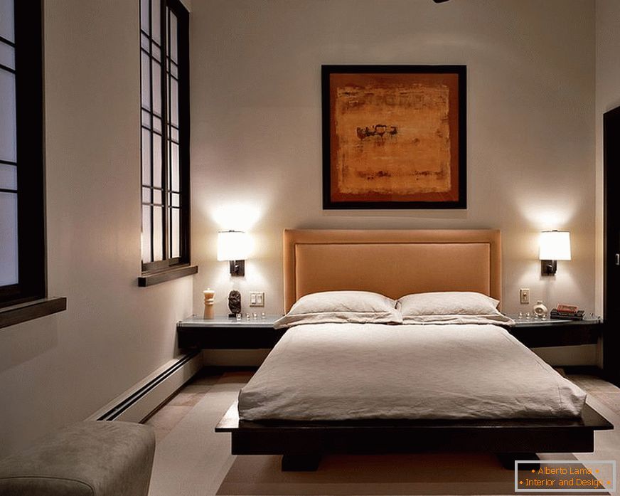 Camera da letto in stile orientale