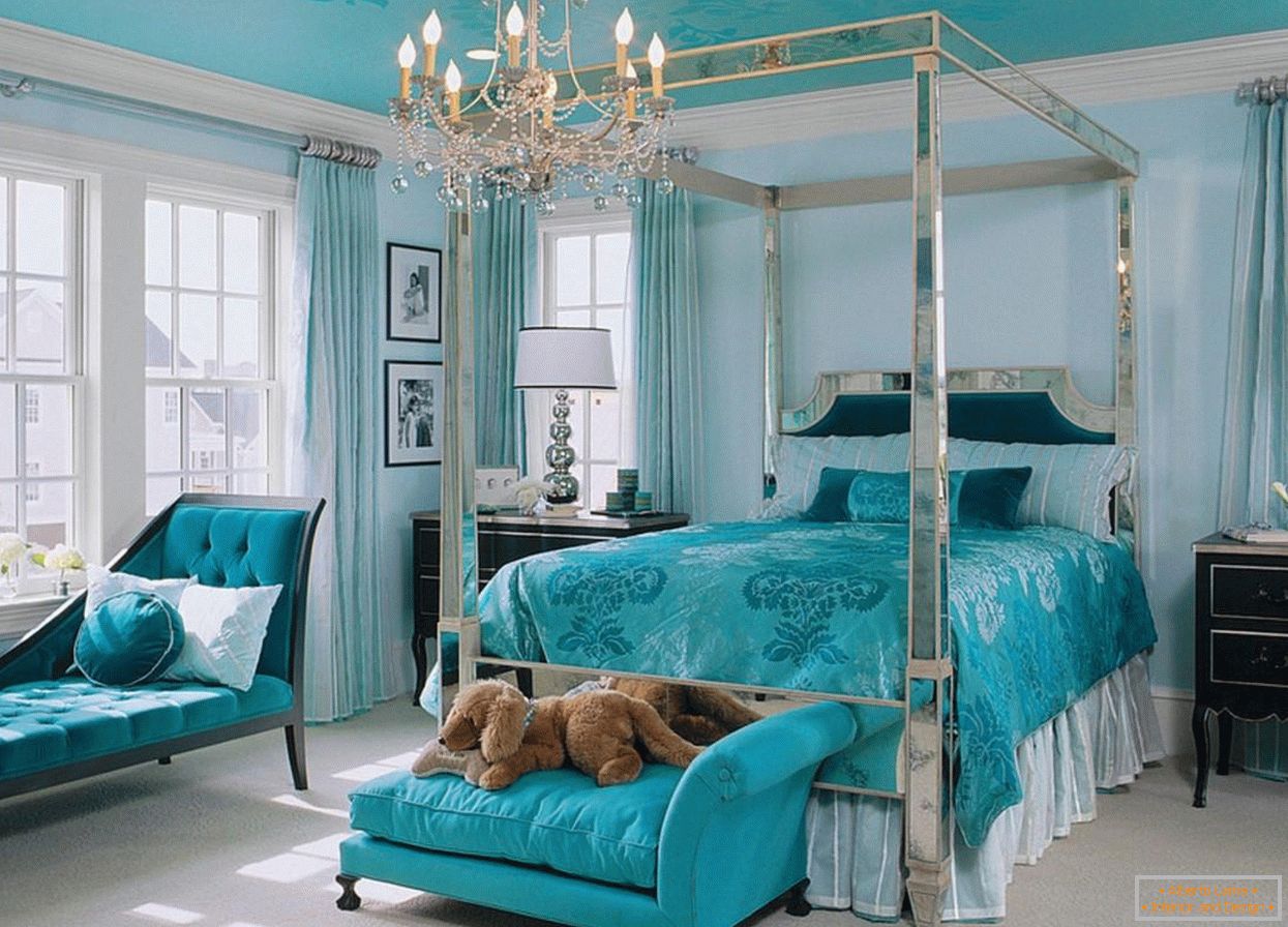 Design della camera da letto di lusso