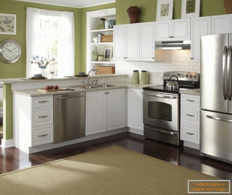 idee fantastico-cucina-decorazione-con--lusso-bianco-cuore-mobili-keystone-base-blind-angolo-cabinet-design-ideas