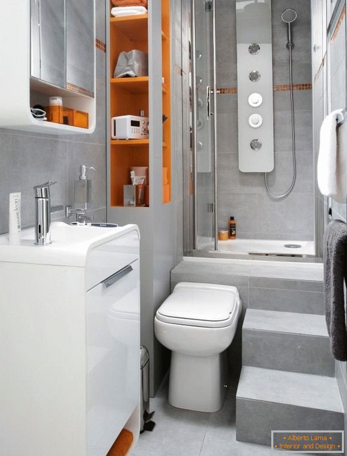 Design del bagno hi-tech