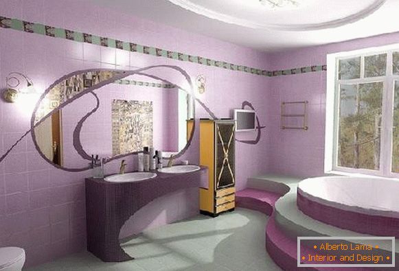 design del bagno con wc, foto 32