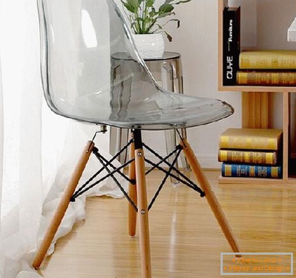 sedia eames dsw glass, foto 25