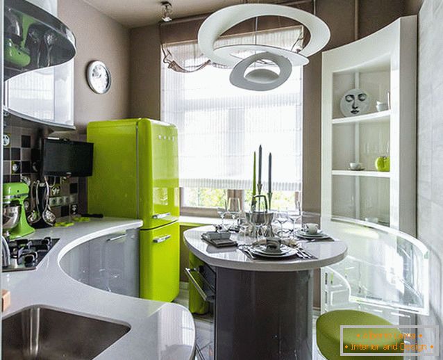 Design moderno della cucina di Natalia Bazhenova in Russia