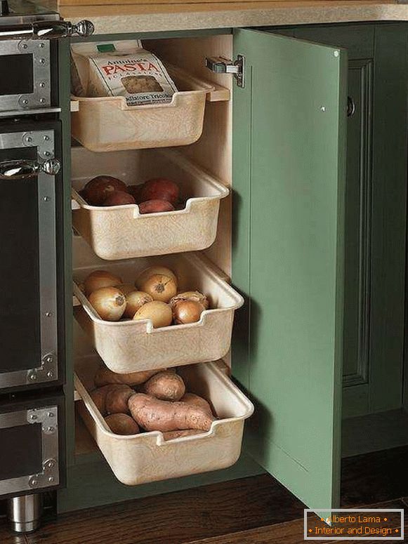 Come conservare le verdure in cucina - scatole e contenitori