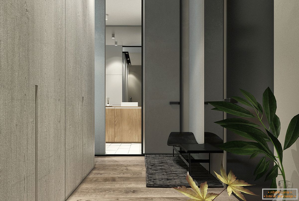 Progetto di un corridoio per un piccolo appartamento in stile scandinavo - foto 2