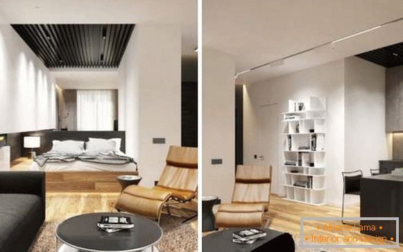 Appartamenti monolocali di lusso - foto di design high-tech