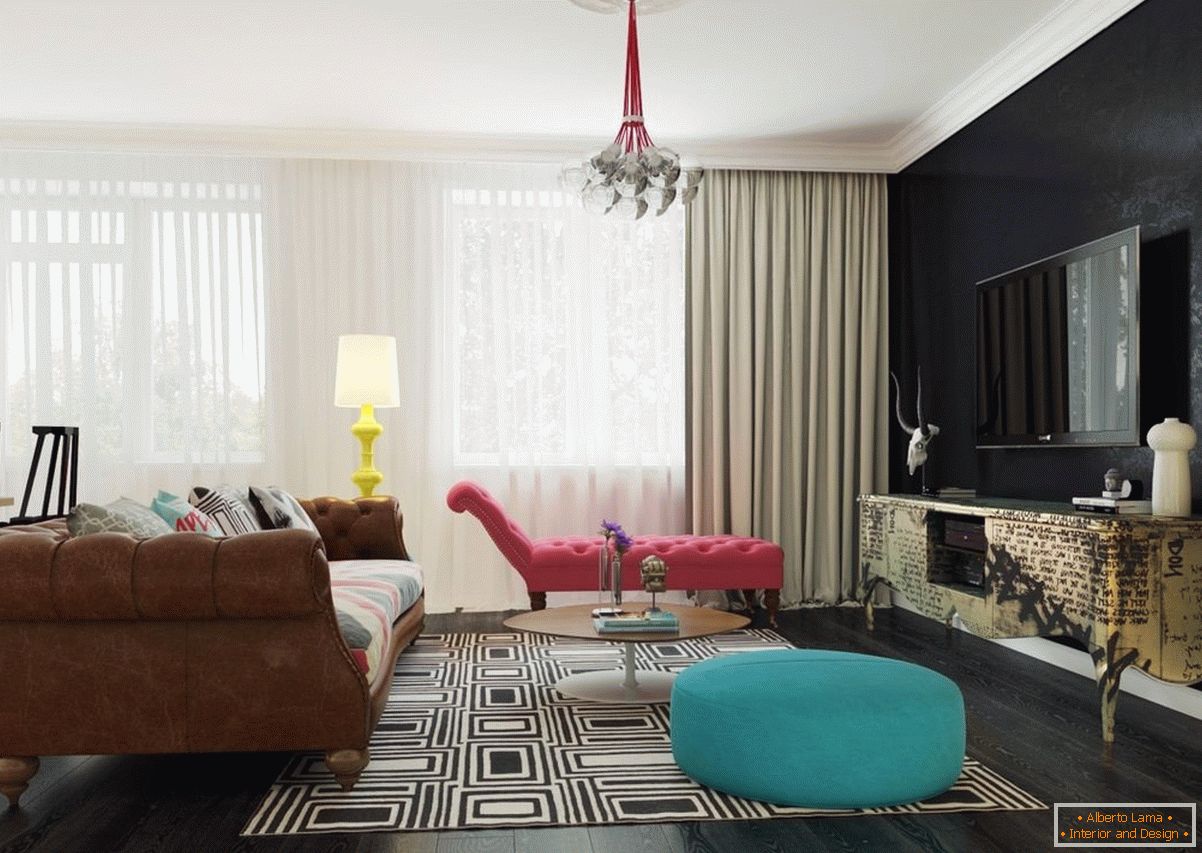 Set di mobili moderni per il soggiorno