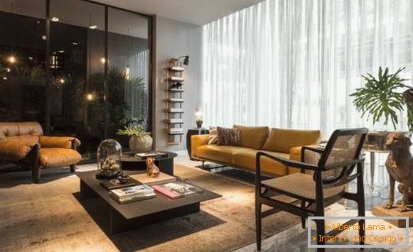 Lussuoso design moderno del soggiorno