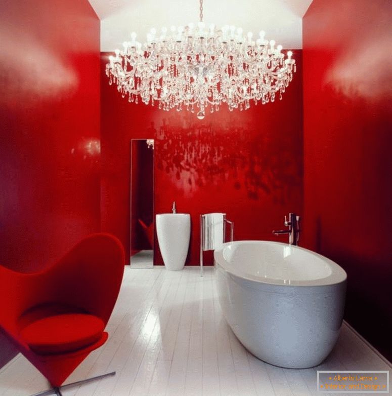 cool-economico-bagno-rimodellamento-idee-per-bagno-con-grandi-lampadari-LAMP-e-rosso-pittura-accento-pareti-anche-classic-lusso-hanging-lampada ispirazioni-decorazione-