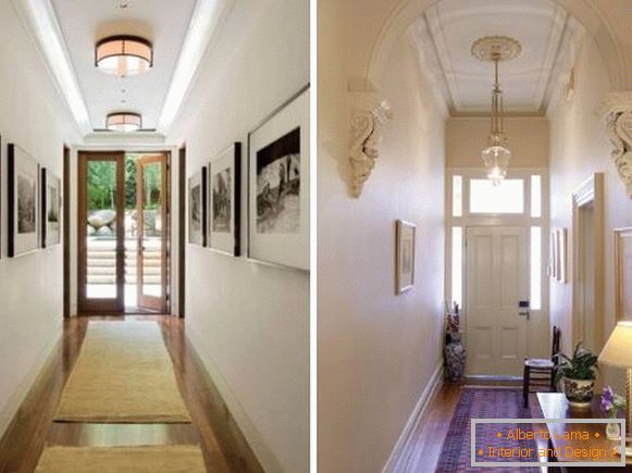 Piccolo corridoio stretto - design e foto in case private