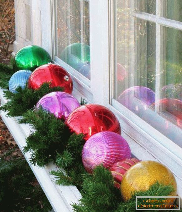 Come decorare una finestra con le tue mani - Decorazioni di Capodanno sulla foto