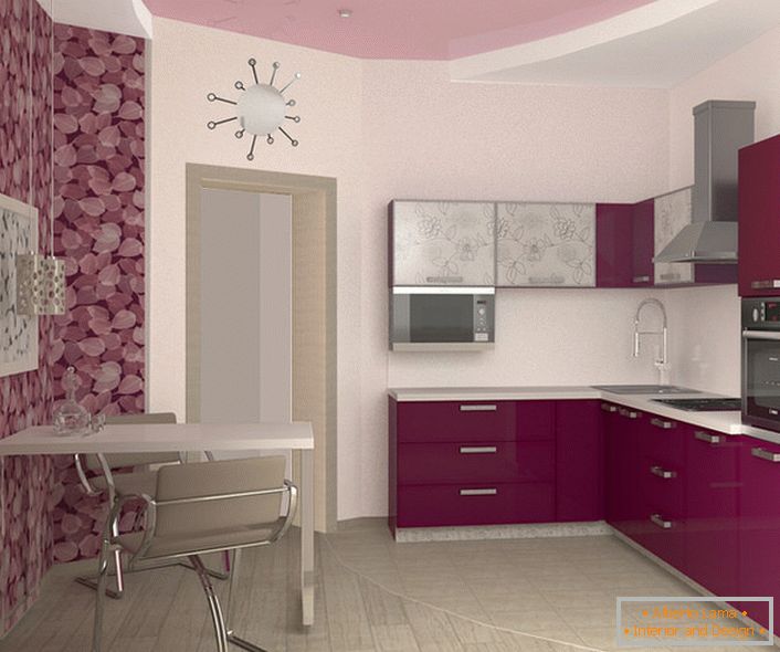 Design viola-rosa