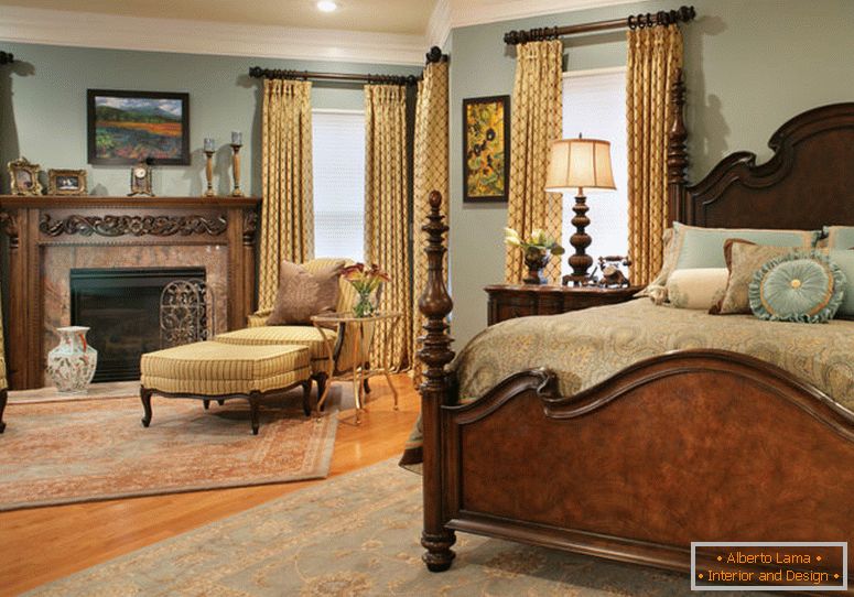 top-tradizionale-master-camera da letto-interior-design-con-interior-idea-cool-colore-pittura-per-interni-pareti-design-con-classic-11