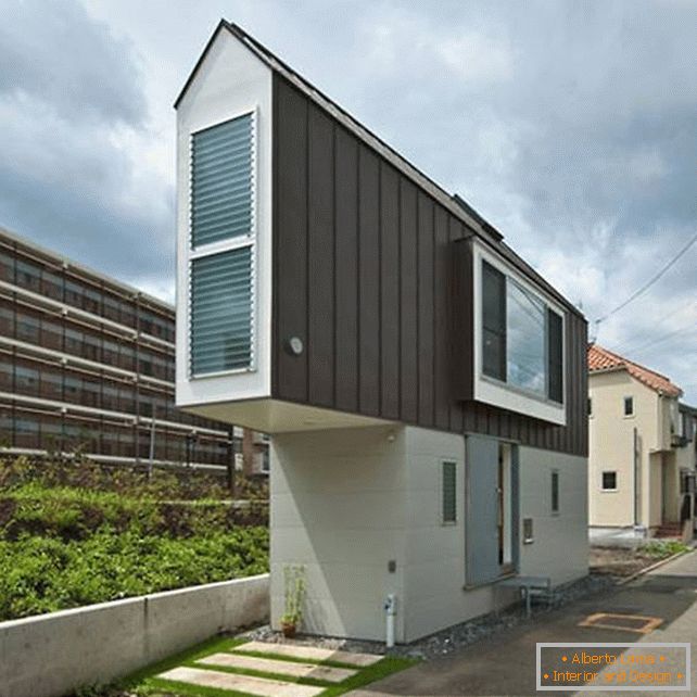 Casa di una strana forma da Mizuishi Architects Atelier