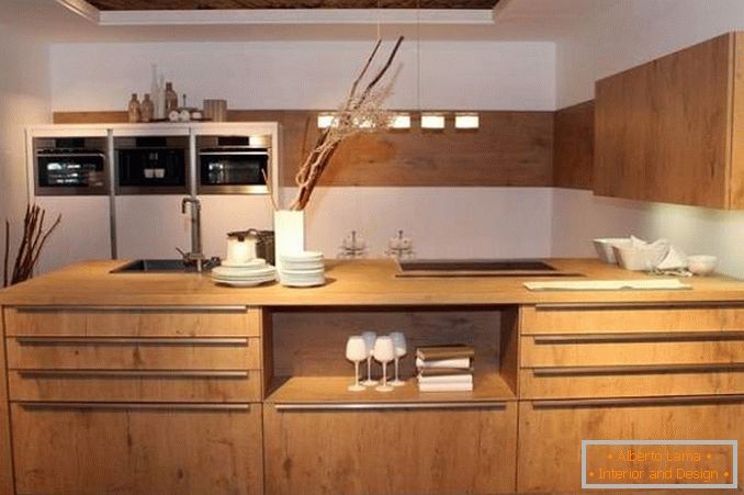cucina in legno con le proprie mani, foto 1