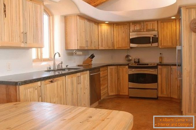 cucina in legno con le proprie mani, foto 12