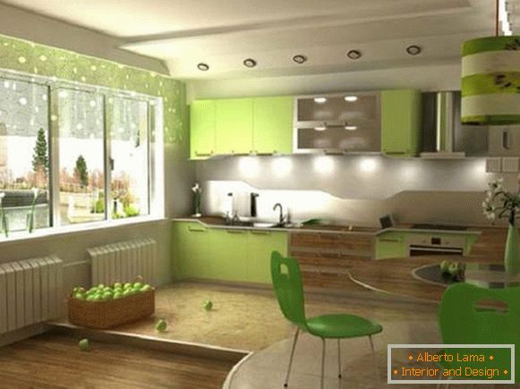 foto del soggiorno, della copertura e della mobilia del design della cucina 12