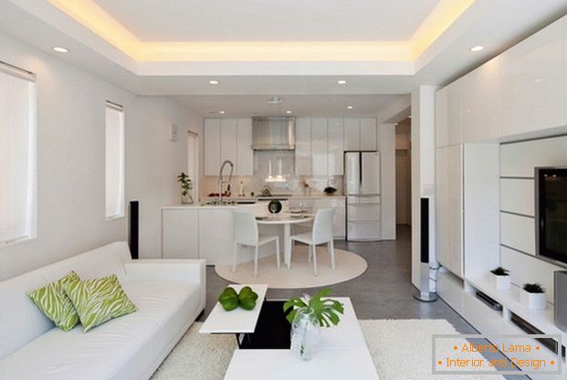 cucina design soggiorno in stile moderno