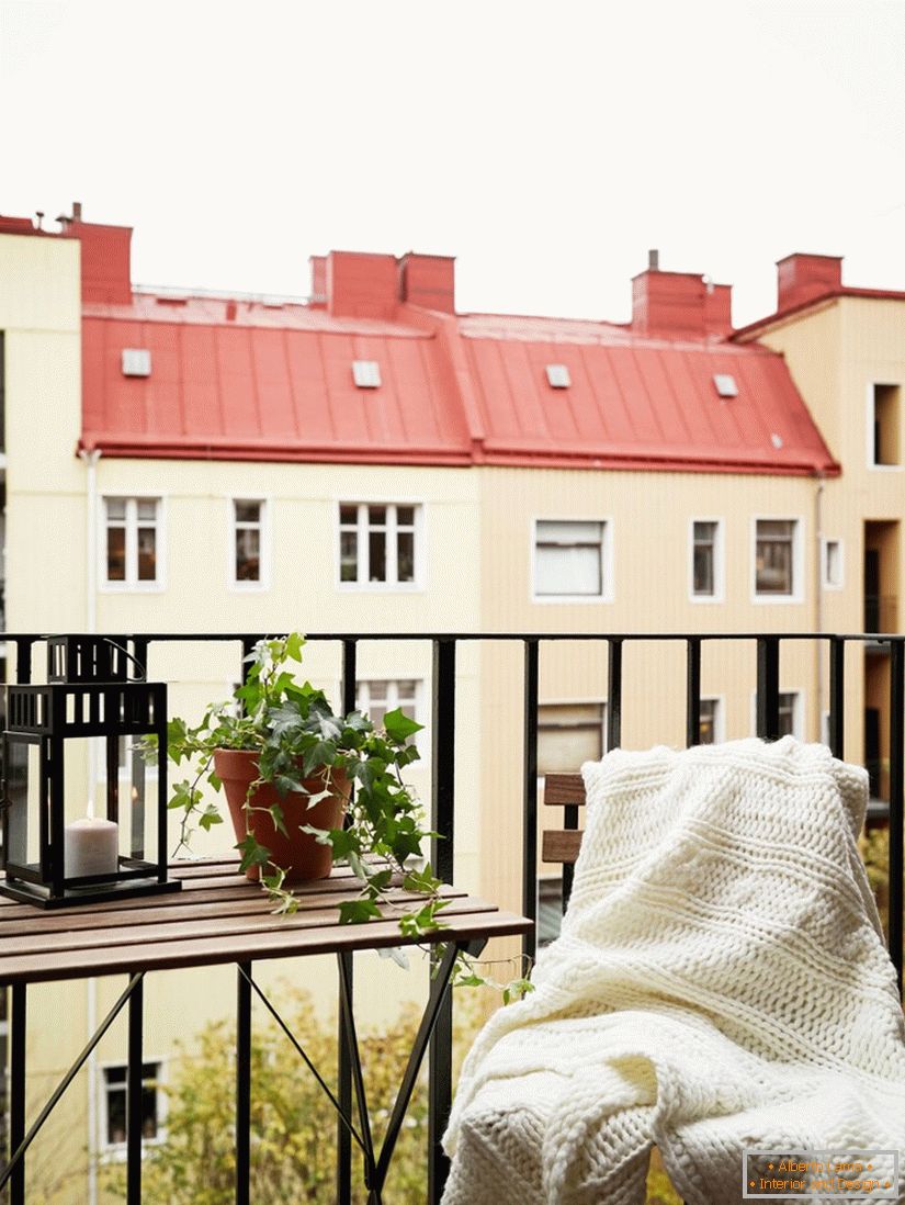 Casa del balcone in Svezia