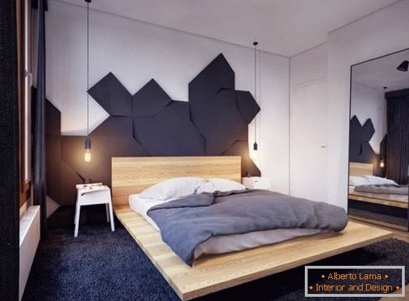 Lampade vintage Edison nel design della camera da letto