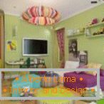 Lampadario colorato per camera per bambini