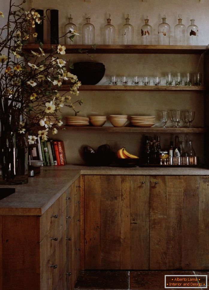Set da cucina in legno