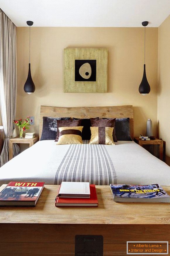 Piccola camera da letto in stile moderno