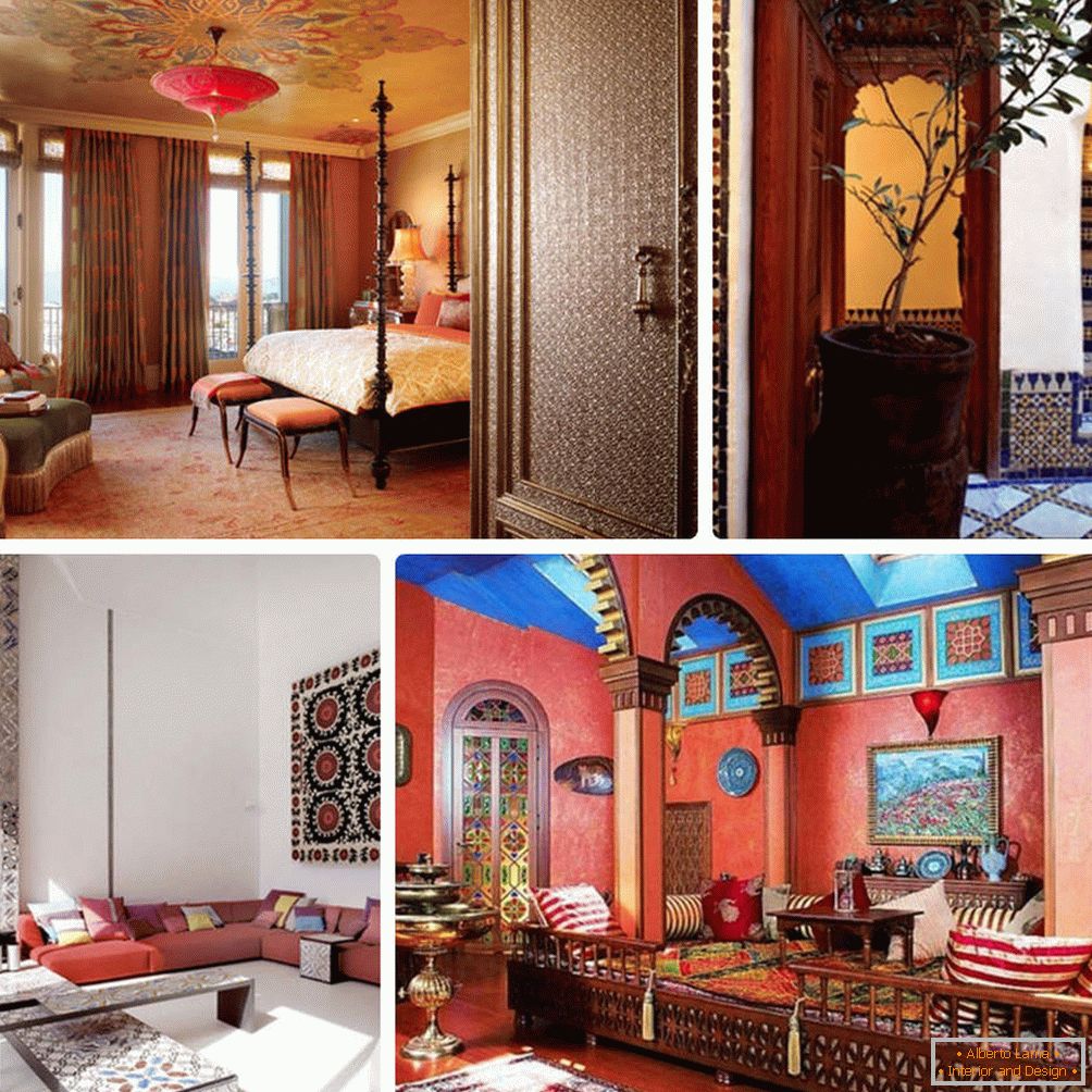 illuminazione и мебель для марокканского интерьера
