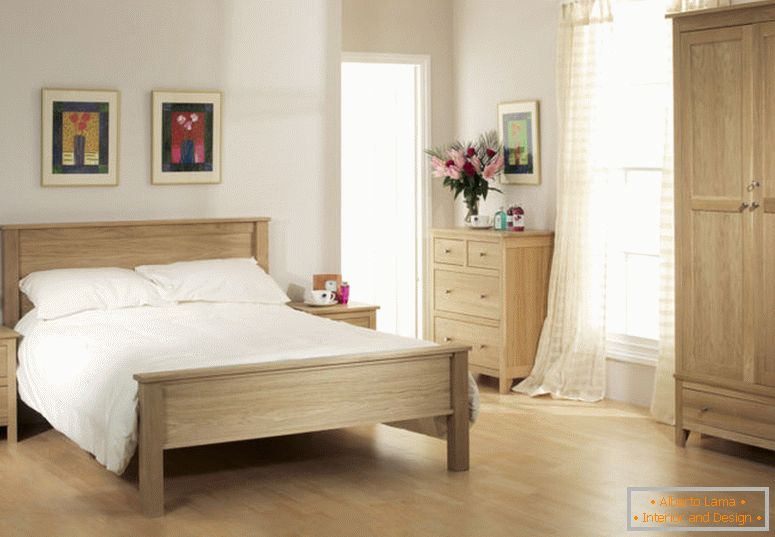 idee-crema-e-quercia-camera da letto-mobili-moderno-romantico-camera da letto-decorazione