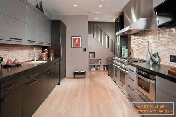 Interior-cucina-in-grigio e beige
