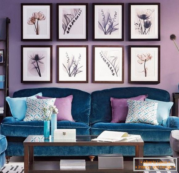 Interior design in colori di lusso