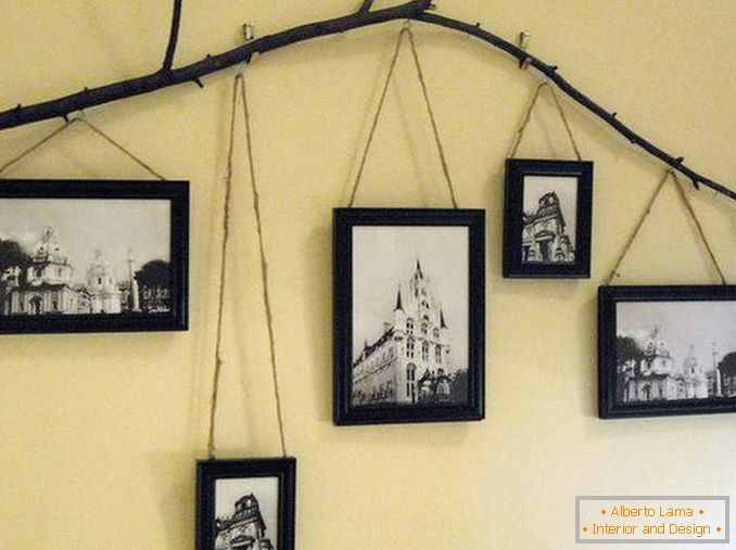 Come decorare un muro con foto in cornici