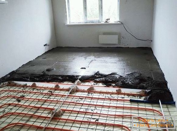 Come fare un pavimento caldo in una casa privata, foto 25