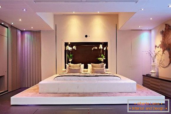 Design moderno della camera da letto